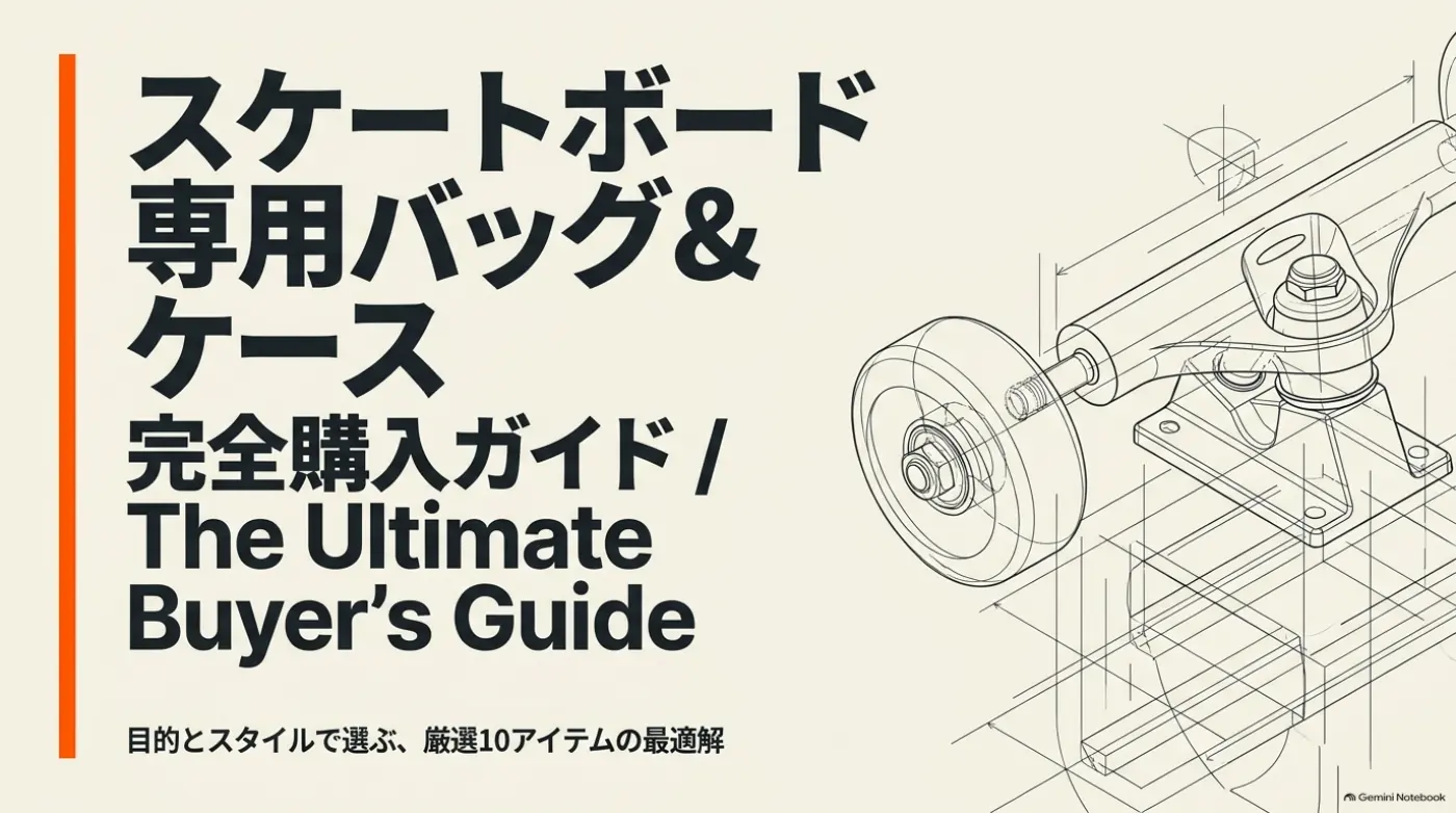 スケートボード専用バッグとケースの購入ガイド